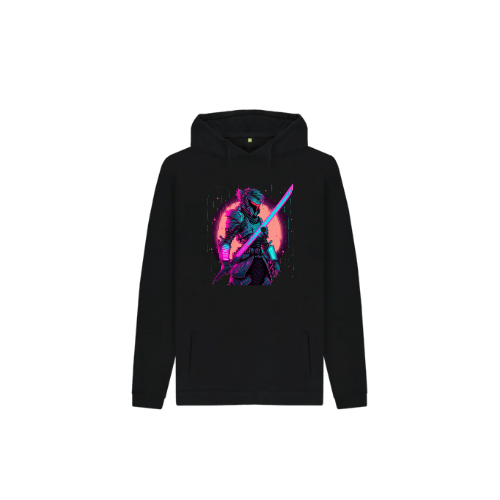 Recycled Black Samurai Hoodie